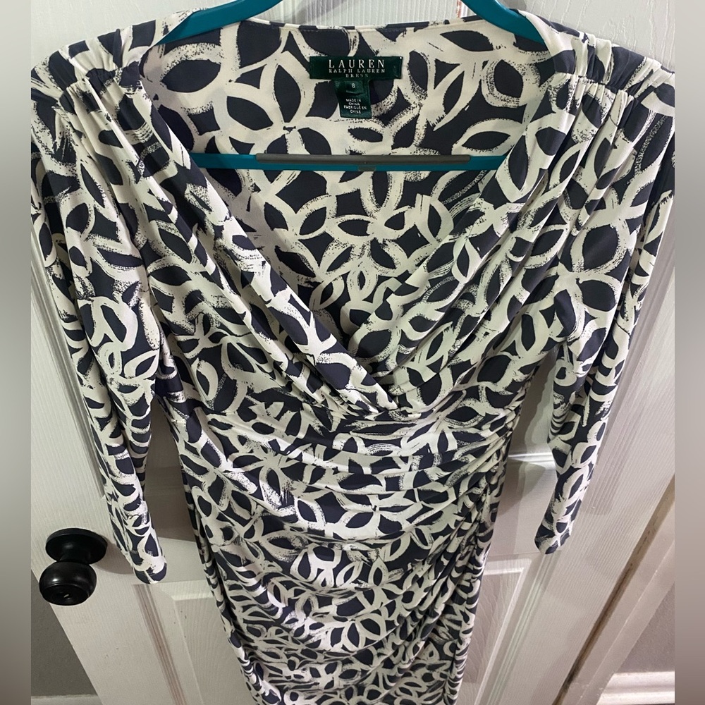 Ralph Lauren Women’s 8 Faux Wrap Dress - Picture 2 of 10